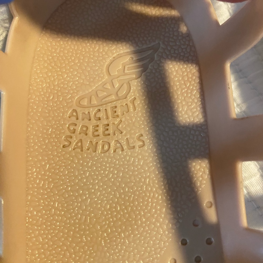 Ancient Greek Sandals Elli Blush Jelly Flats - Picture 13 of 14